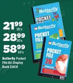 OK Foods Butterfly Pocket File A4 Display Book offer