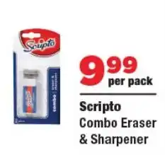 OK Foods Scripto Combo Eraser & Sharpener offer