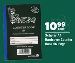 OK Foods Scholar A4 Hardcover Counter Book 96-Page offer