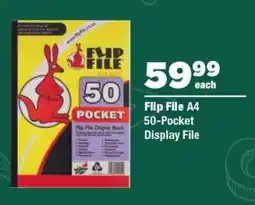 OK Foods Flip File A4 50-Pocket Display File offer