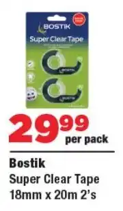 OK Foods Bostik Super Clear Tape offer