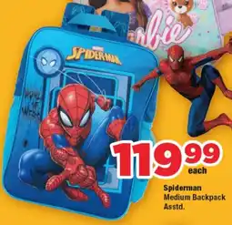OK Foods Spiderman Medium Backpack offer
