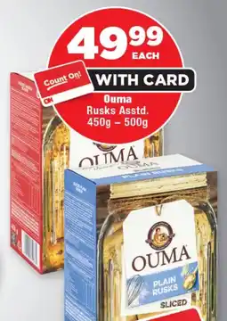 OK Foods Ouma Rusks offer