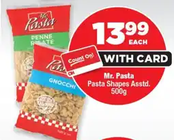 OK Foods Mr. Pasta Pasta Shapes offer
