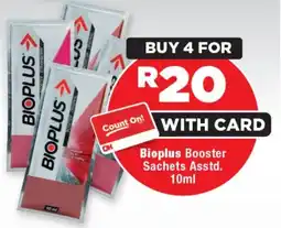 OK Foods Bioplus Booster Sachets offer