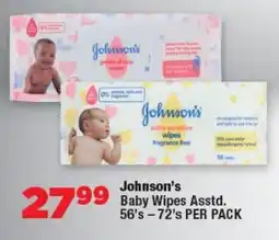 OK Foods Johnson's Baby Wipes offer