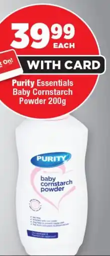 OK Foods Purity Essentials Baby Cornstarch Powder offer
