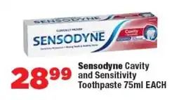 OK Foods Sensodyne Cavity and Sensitivity Toothpaste offer