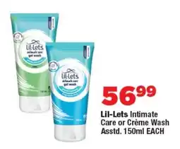 OK Foods Lil-Lets Intimate Care or Crème Wash offer