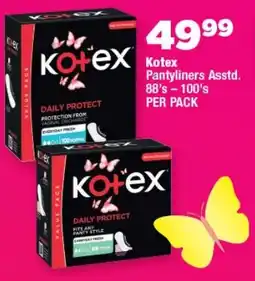 OK Foods Kotex Pantyliners offer