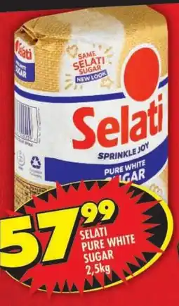 Shoprite Selati pure white sugar offer