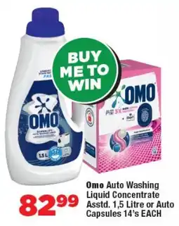 OK Foods Omo Auto Washing Liquid Concentrate or Auto Capsules offer