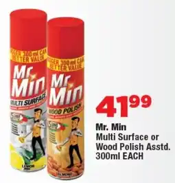 OK Foods Mr. Min Multi Surface or Wood Polish offer