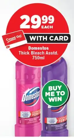 OK Foods Domestos Thick Bleach offer