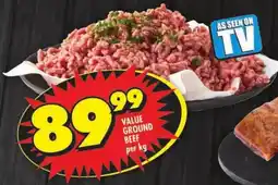 Shoprite Value ground beef offer