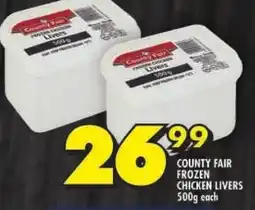 Shoprite County fair frozen chicken livers offer