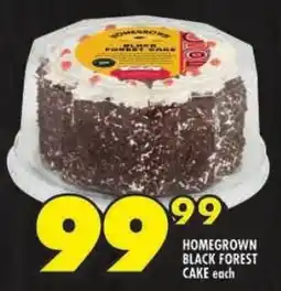Shoprite Homegrown black forest cake offer