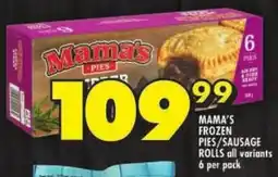Shoprite Mama's frozen pies/ sausage rolls offer
