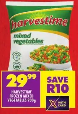 Shoprite Harvestime frozen mixed vegetables offer