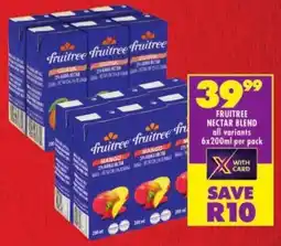 Shoprite Fruitree nectar blend offer