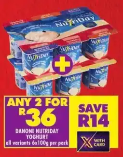 Shoprite Danone nutriday yoghurt offer