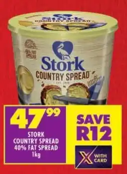 Shoprite Stork country spread 40% fat spread offer