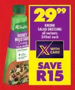 Shoprite Knorr salad dressing offer