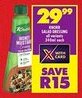 Shoprite Knorr salad dressing offer