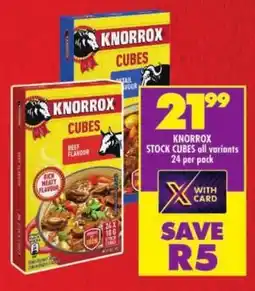 Shoprite Knorrox stock cubes offer
