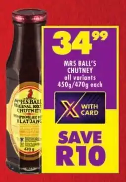 Shoprite Mrs ball's chutney offer
