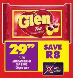 Shoprite Glen african blend tea bags offer