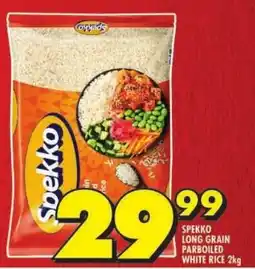Shoprite Spekko long grain parboiled white rice offer
