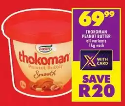Shoprite Thokoman Peanut Butter offer