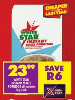 Shoprite White star instant maize porridge offer