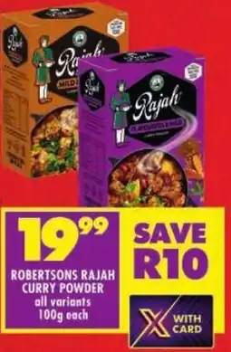 Shoprite Robertsons rajah curry powder offer
