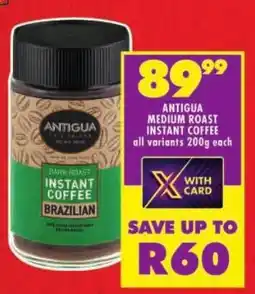 Shoprite Antigua medium roast instant coffee offer