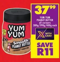 Shoprite Yum yum peanut butter offer