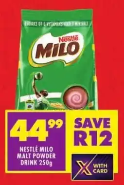 Shoprite Nestlé milo malt powder drink offer