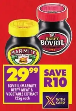 Shoprite Bovril/ marmite beefy meat & vegetable offer