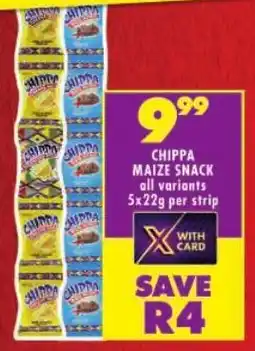 Shoprite Chippa maize snack offer