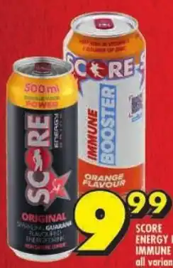 Shoprite Energy drink/ immune booster offer