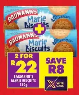 Shoprite Baumann's marie biscuits offer