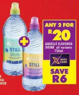 Shoprite Aquelle flavored drink offer