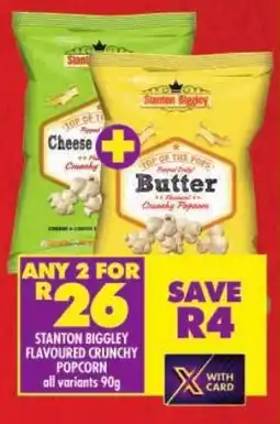 Shoprite Stanton biggley flavoured crunchy popcorn offer