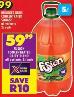 Shoprite Fusion concentrated dairy blend offer
