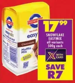 Shoprite Snowflake easymix offer