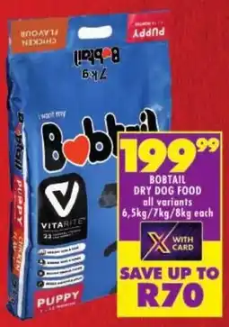 Shoprite Bobtail dry dog food offer