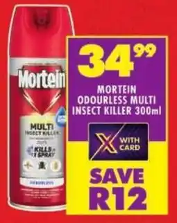 Shoprite Mortein odourless multi insect killer offer