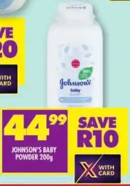 Shoprite Johnson's baby powder offer