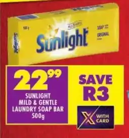 Shoprite Sunlight mild & gentle laundry soap bar offer